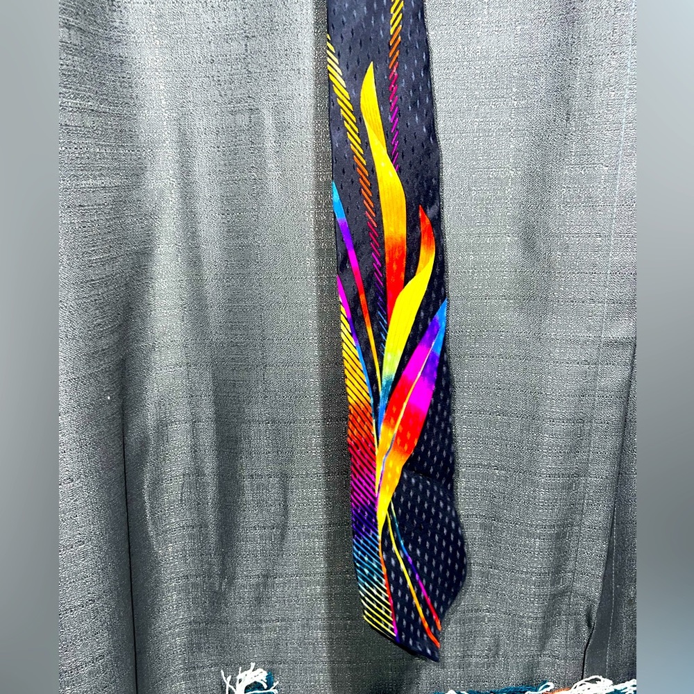 Limited Edition Pancaldi Vitaliano Neon Neck Tie